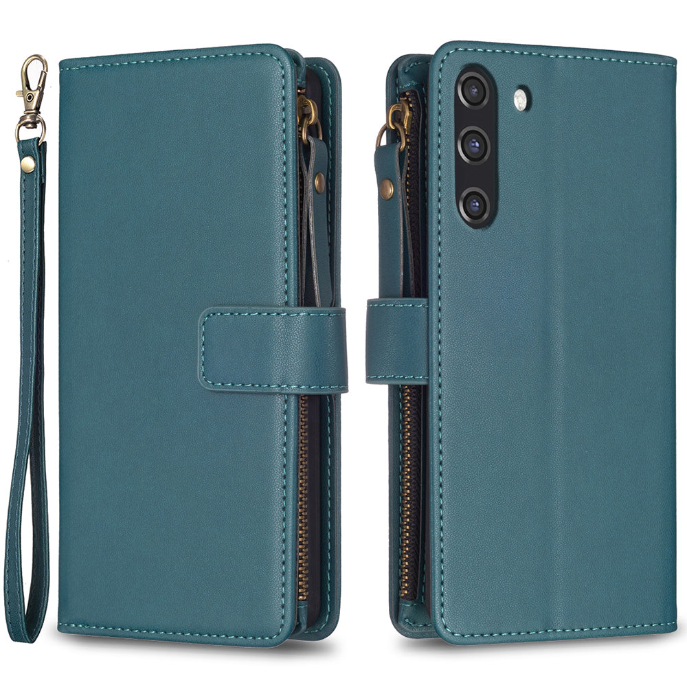 BF Style-19 for Samsung Galaxy S21 FE 5G Magnetic Phone Cover PU Leather Wallet Stand Zippered Phone Case BF Style-19 for Samsung Galaxy S21 FE 5G Magnetic Phone Cover PU Leather Wallet Stand Zippered Phone Case